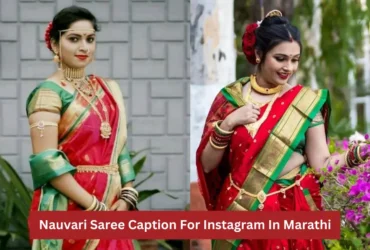 Nauvari-Saree-Caption-For-Instagram-In-Marathi